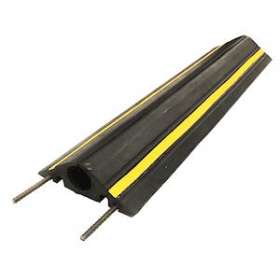 VOLGA BASIC 60J: passage de cable Vehicules - 1m - NOIR/JAUNE - 1 câble D60mm|Cable equipements-CQSPCB60A100J