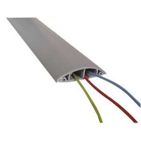 PG12: passage de plancher - PVC gris - 2 m - 2 canaux D12 mm|Cable equipements-CQSPG12B200G