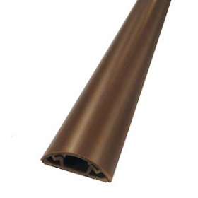 PG06: passage de plancher - PVC marron - 2m - 1 cable D6 ou 2 cables|Cable equipements-CQSPG06A200M