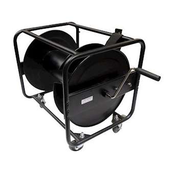 Enrouleur à manivelle EM230R avec 4 roulettes dont 2 avec frein (ancien EM25R)|Cable equipements-CQSEM230R