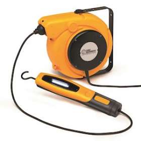 Enrouleur rappel auto PLT 600 + BALADEUSE BL24COB64 (led COB) 24V + TRANSFO|Cable equipements-CQSERLT15LCOBP6