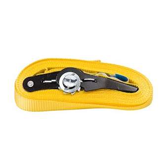 Sangle d'arrimage à cliquet 25 mm, longueur 5m - 8,0 kN|Cable equipements-CQSCABSANGLE255