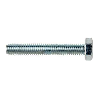 Vis métaux tête hexagonale en acier zingué M8 x 60 mm (x 20)|Bizline-BIZ770165