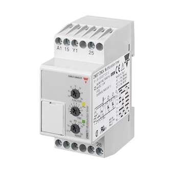 Tempo multifonctions - 2RT 5A 24Vcc/24...240Vca -0,1 s..100h - 35,5mm rail DIN|Carlo gavazzi-CGPDMB71DM24