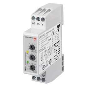 Tempo multifonctions - 1RT 5A 12 à 240Vca/cc -0,1 s..100h- 17,5mm rail DIN|Carlo gavazzi-CGPDMB51CW24