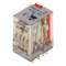 Relais miniature 4RT 5A 230VCA bouton test + indicateur mécanique + Led