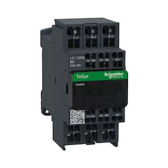 TeSys LC1D - contacteur - 3P - AC-3 440V - 25A - bobine 24Vcc|Schneider Electric-SCHLC1D253BD