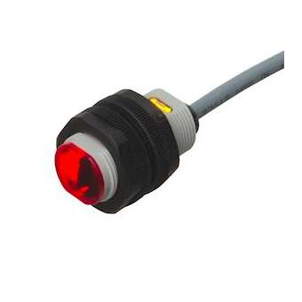 Cellule photo. axial direct objet plastique M18 PNP NO+NF,cable|Carlo gavazzi-CGPPA18CAD04PAWS