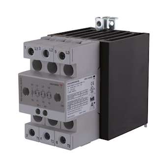 Contacteur statique 3ph 600V cmd ca zero de tension 3x30A|Carlo gavazzi-CGPRGC3A60A30KGE