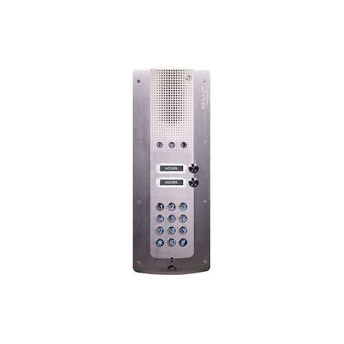 Portier audio IP/SIP 2 boutons d'appel clavier braille conforme loi