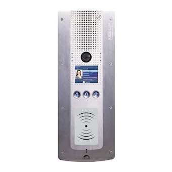 Portier video IP/SIP défilement loi Handicap et lecteur Mifare defire PoE|Castel-CST590.7800