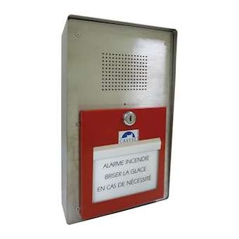 Boîtier d'alarme bris de glace phonique étanche|Castel-CST210.0200