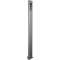 Potelet 2,2m RAL 9006 Fixation par chevilles D 12 découpe pour XE2 petit Forma