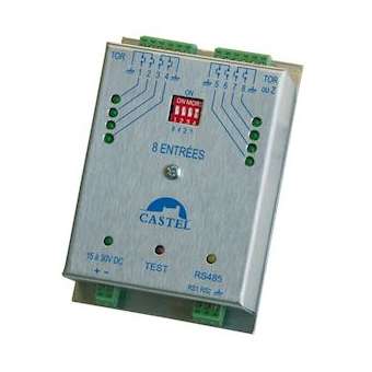 Périphérique de VD UC pour huit entrées (dont 4 impédantes)|Castel-CST110.1100