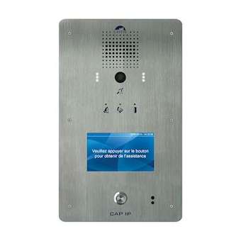 Portier video bidirectionnelle IP/SIP 1 BP avec écran TFT loi Handicap PoE|Castel-CST565.2000