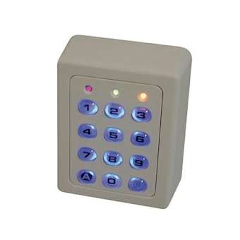 Clavier 2 Relais, 60 Codes,Touches Plastiques, Boîtier Abs Beige|Acie-AIESU2-BASIC