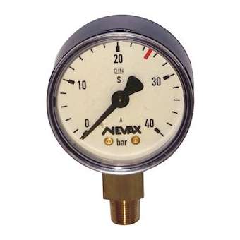 N-MANOMETRE D50 40BAR M9.5 HP|Castolin Nevax-NVX330060