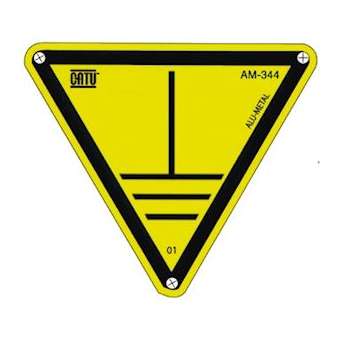 triangle alu 'terre' 100mm|Catu-CATAM-344