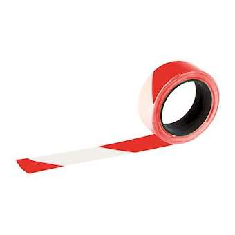 ruban chantier 100mx50mm rouge et blanc|Catu-CATAL-139