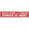banderole 'installations sous tension'