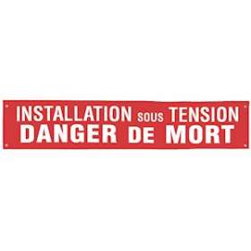 banderole 'installations sous tension'|Catu-CATAL-42