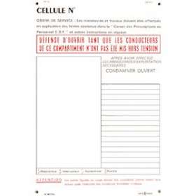 plaque plastique edf pr-40|Catu-CATAP-373