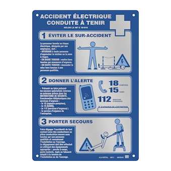 affiche alu 'soins aux electrises' a4|Catu-CATAM-25-B