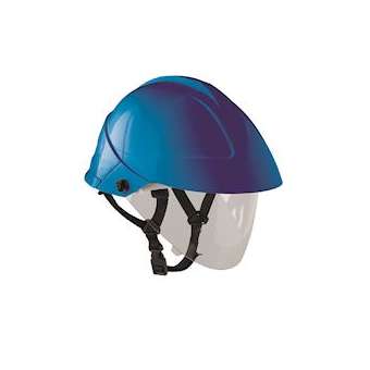 casque bleu avec ecran facial integre|Catu-CATMO-185-B