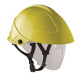 casque jaune avec ecran facial integre|Catu-CATMO-185-J