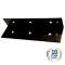 Équerre métal epoxy en L pour ventouse inox 400kg