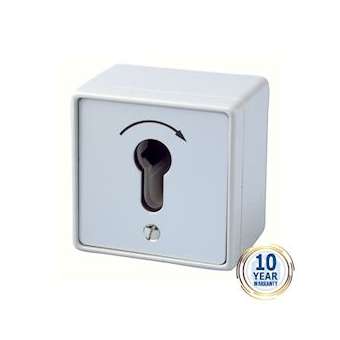 Contacteur à clé en saillie - 1 contact NO/NF - sans cylindre|CDVI-CDAAP1NONF