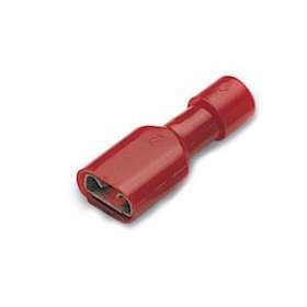Clip complètement isolé femelle rouge (0,25 à 1,5 mm²) - 6,3 x 0,8 mm en boite|Cembre-CMBRFF608PBP