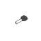 Embout de câblage double 2 x 1,5 mm² longueur 8 mm noir