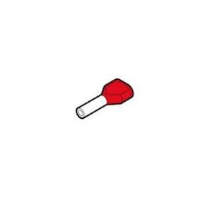 Embout de câblage double 2 x 1 mm² longueur 8 mm rouge|Cembre-CMBPKT108
