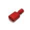 Clip partiellement isolé mâle rouge (0,25 à 1,5 mm²) - 6,3 x 0,8 mm en boite|Cembre-CMBRFM608BP