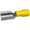 Clip pré-isolé femelle jaune pour clip mâle 4-6 mm² 6.3 x 0.8 mm (x 50)