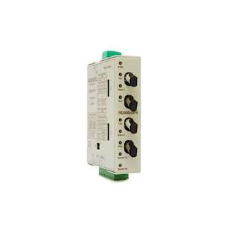 Convertisseur RS232/422/485 FO multimode, 4 connecteurs ST, format rail Din|Acksys communications systems-AY2RD300-OFR