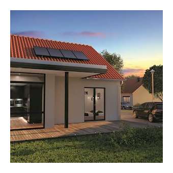 Kit V-SYS sur toiture tuile Certifié 300W 1L1 portrait avec matériel élec|Cetih Carquefou-SYVKA14TC1V60Z2