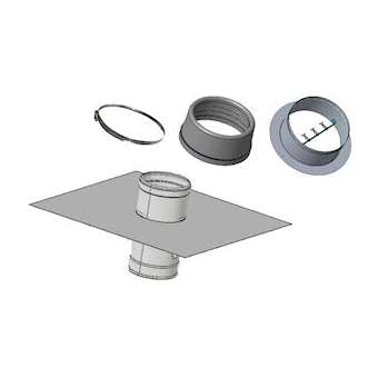 Ens. Traversée de toiture tuile galbée pour R-VOLT et R-VENT sur-toiture|Cetih Carquefou-SYVQAE09T