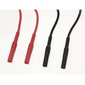 Cordons PVC 1,5m DM4-DM4 CAT4 600V RD/BK|Chauvin arnoux-CHXP01295288Z