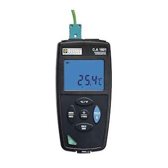 C.A 1821 Thermometre TC 1 Voie K J T E N R S|Chauvin arnoux-CHXP01654821