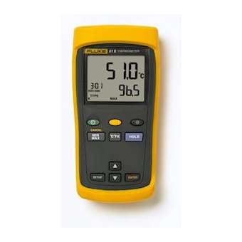 Thermomètre numérique - entrée simple|Fluke industries (electrique)-FLEFLUKE-51-250HZ