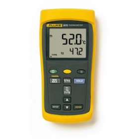 Thermomètre numérique - double entrée|Fluke industries (electrique)-FLEFLUKE-52-250HZ