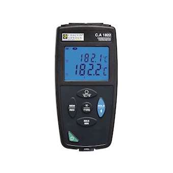C.A 1822 Thermometre TC 2 Voies K J T E N R S|Chauvin arnoux-CHXP01654822