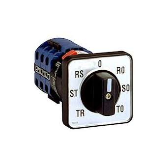 PowerLogic - commutateur de voltmètre 7 positions - encastré - 48x48mm - 500 V|Schneider Electric-SCH16018