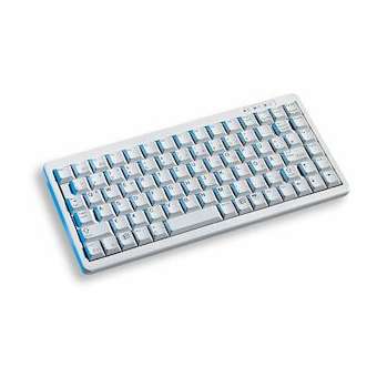 CHERRY G84-4100 - Clavier compact mécanique ML 86T USB/PS2 français gris clair|Cherry-CY1G84-4100LCMFR-0