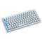 CHERRY G84-4100 - Clavier compact mécanique ML 86T USB/PS2 français gris clair