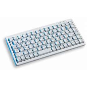 CHERRY G84-4100 - Clavier compact mécanique ML 86T USB/PS2 français gris clair|Cherry-CY1G84-4100LCMFR-0