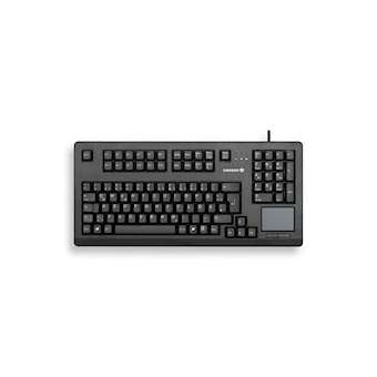 CHERRY TOUCHBOARD - Clavier mécanique avec TouchPad, 105T, USB, français, noir|Cherry-CY1G80-11900LUMFR-2