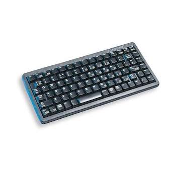 CHERRY G84-4400 - Clavier compact mécanique ML, 86T, USB/PS2, français, noir|Cherry-CY1G84-4100LCMFR-2